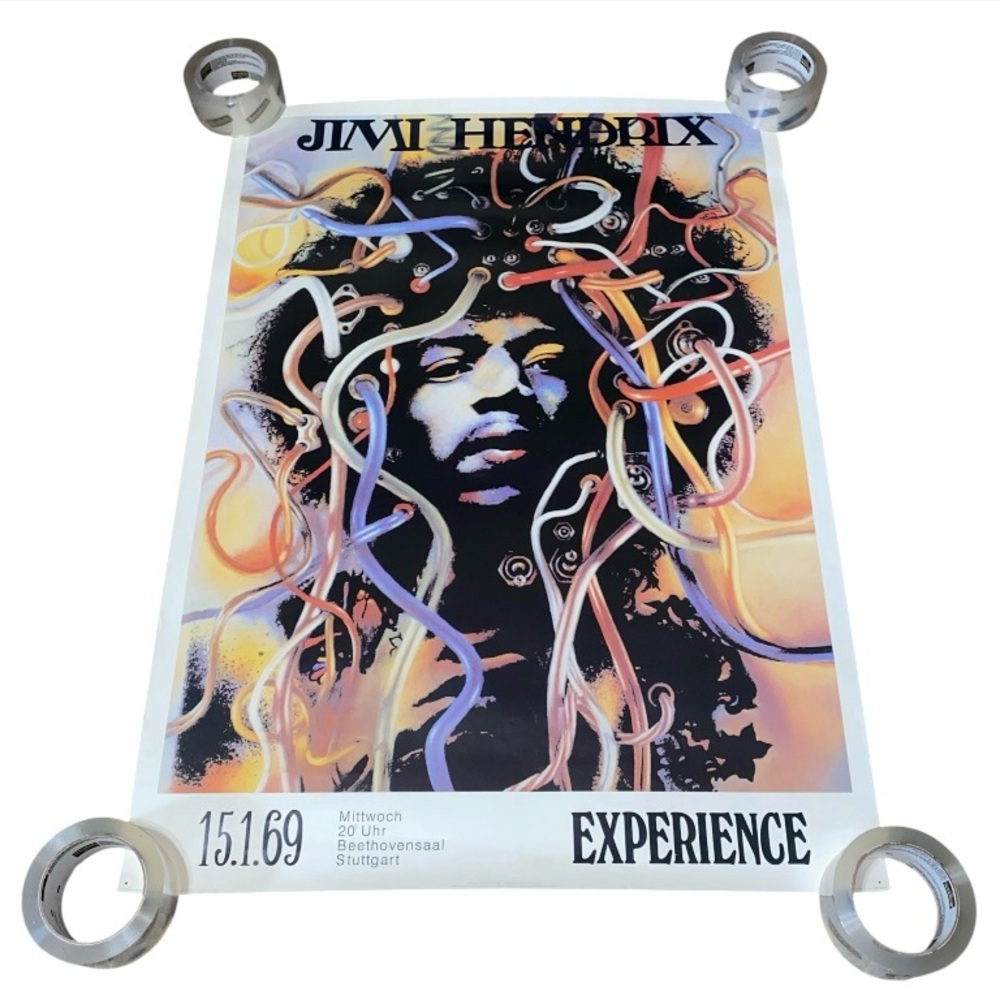 Jimi Hendrix Experience 15.1.69 Vintage 1999 Poster 33.75"x24"